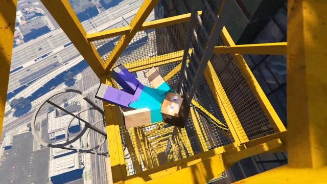 GTA 5 STEVE Ragdolls Compilation ep.4 (GTA 5 Fails Funny Moments/Ragdolls) смотреть онлайн