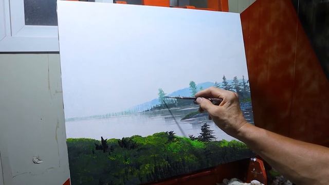 Abstract Painting | Palette knife and brush | LINE Art #36 смотреть онлайн