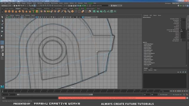How to Model a Complex Shapes in Maya 2017 | Part 20 смотреть онлайн