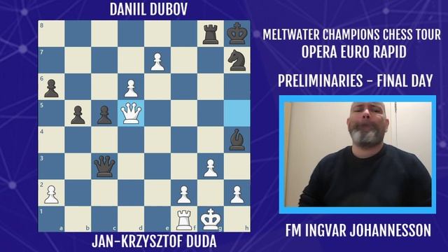 Crazy material imbalances AND Four Queens! || Duda vs Dubov || Opera Euro Rapid - Preliminaries смотреть онлайн