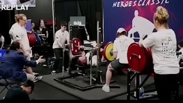 This Brave Beautiful Woman Broke The Bench Press World Record смотреть онлайн