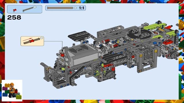 LEGO instructions - Technic - 42054 - CLAAS XERION 5000 TRAC VC смотреть онлайн