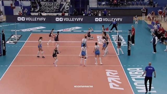 Ebrar Karakurt Vs Nataliya Goncharova - Lokomotiv Kaliningrad Vs Dinamo Moscow