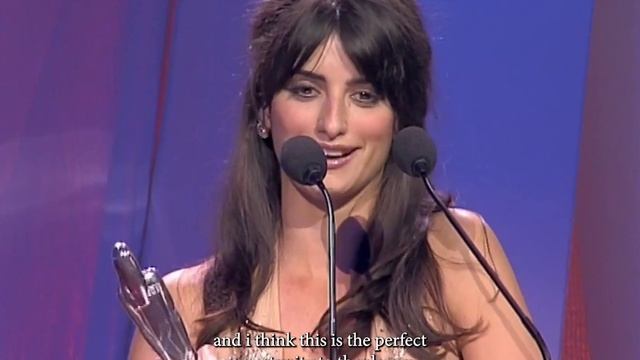 Penélope Cruz - Jameson People's Choice Award for Best European Actress 2004 смотреть онлайн