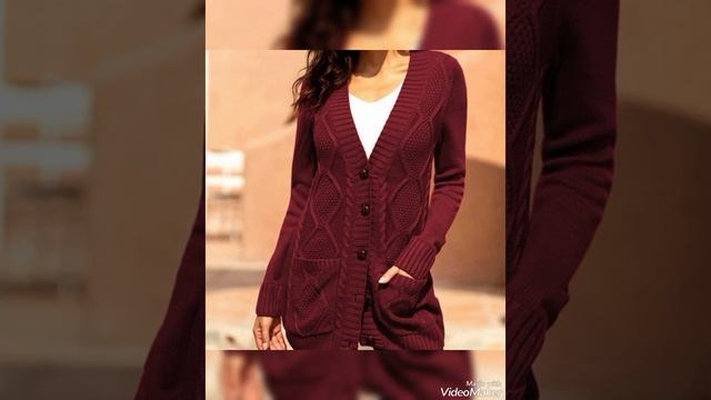 Beautiful and Unique crochet knitting cardigan long jacket coat sweater designs for ladies 2023 смотреть онлайн