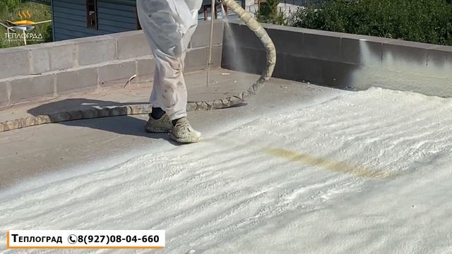 Утепление кровли строящегося дома. Утепление крыши. Плоская крыша. смотреть онлайн