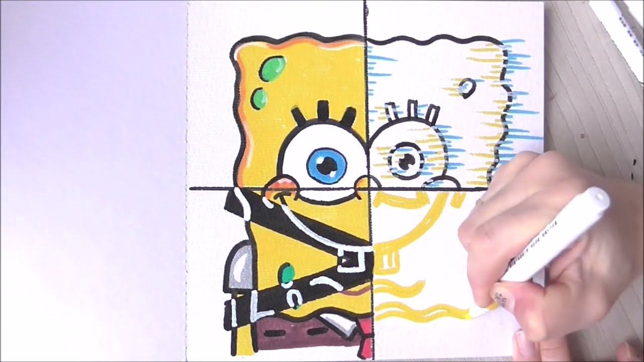 One Drawing, But in 4 art styles!! compilations смотреть онлайн