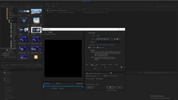Avi video file to Mp4 video File Convert in 1 Minute using Adobe Media Encoder