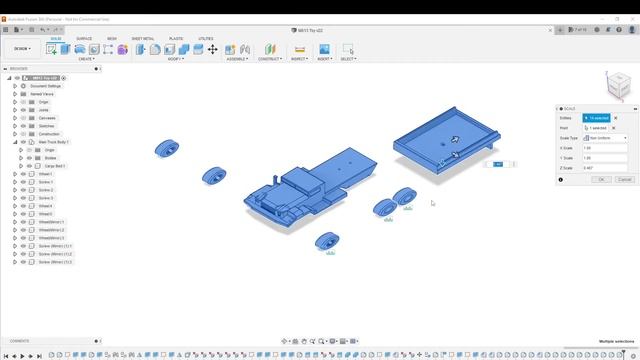 Scaling Models in Fusion 360 смотреть онлайн