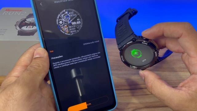Microwear RUN 2 - Como Baixar novas Watch faces e Colocar Foto com o APP MACTIVEPRO. смотреть онлайн