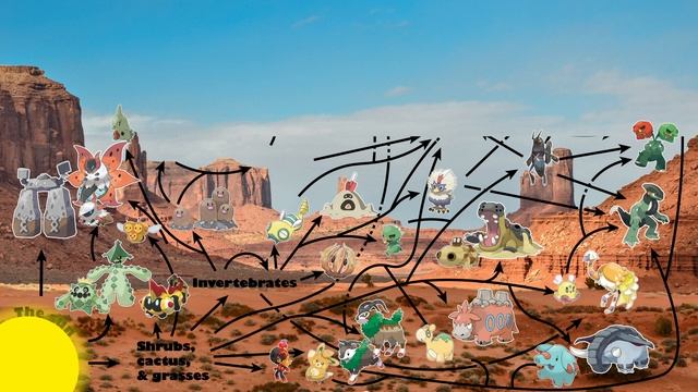 Asado Desert Ecology 🐫🌵A Pokémon Food Web смотреть онлайн