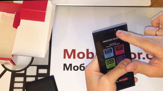 Prestigio Muze C5 / Распаковка и краткий обзор смотреть онлайн