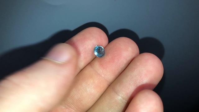 Циркон натуральный, голубой, 2,14кт №412