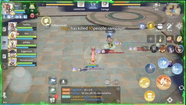 [ ROO ] MASTERSMITH TANK TYPE on Guild League (Bright Sun) смотреть онлайн