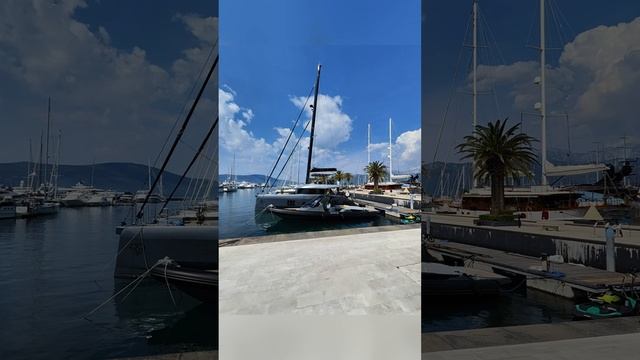 Порт Montenegro. Тиват. Черногория 2022. смотреть онлайн
