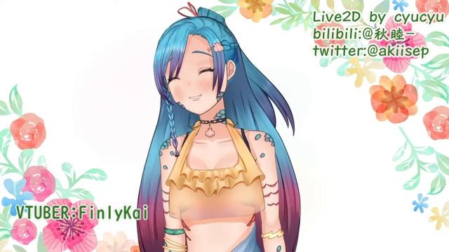 [Live2d showcase] VTuber FinlyKai смотреть онлайн