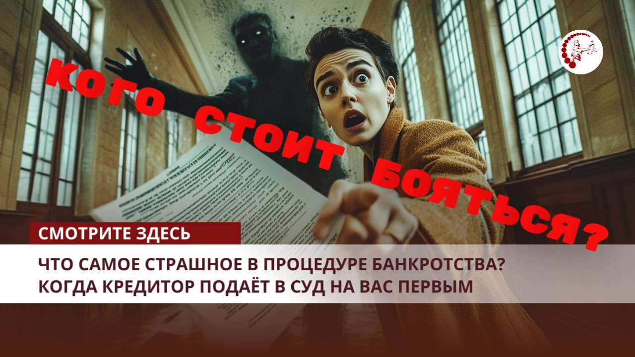 Что самое страшное в процедуре банкротства? Когда кредитор подаёт в суд на вас первым. смотреть онлайн