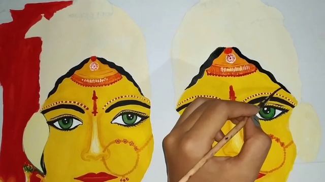 Nanda Devi Painting || Poster Color 🙂 смотреть онлайн