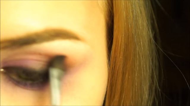 Purple makeup | green eyes | Smoke eye Tutorial смотреть онлайн