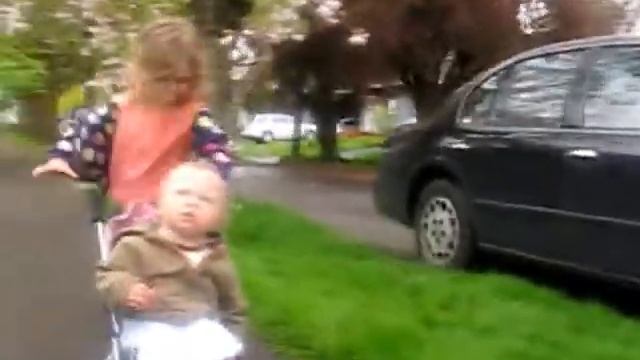 Celia and Alistair stroller walk