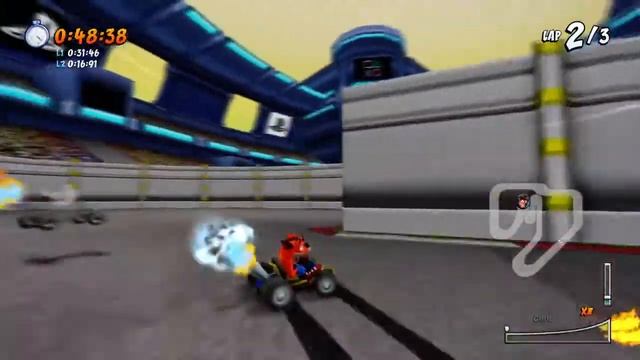 CTR Nitro-Fueled: Retro Stadium (Turbo Track) Developer Time Trial Ghost смотреть онлайн