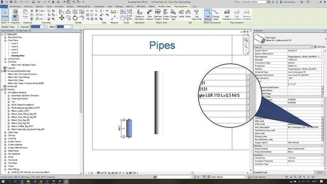 Wavin Revit Plugin - Fill pipe data смотреть онлайн