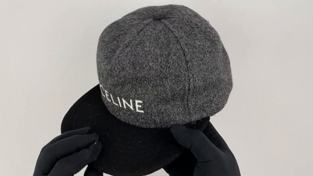 CELINE Logo Embroidered Wool Baseball Cap 896C 2AUU5 10GB смотреть онлайн