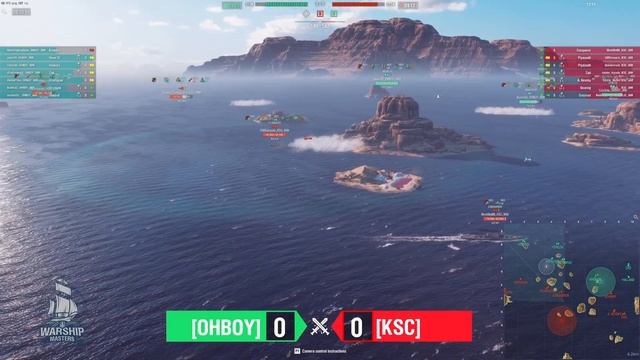 World of Warships - Warship Masters Invitational 2022 - Day 2: Finals - KSC v OHBOY, Game 1 смотреть онлайн