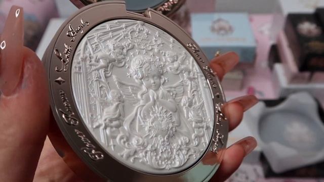 Flower Knows 🪽little Angel Allin Full Collection Aesthetic Asmr Unboxing, Swatches, Try On