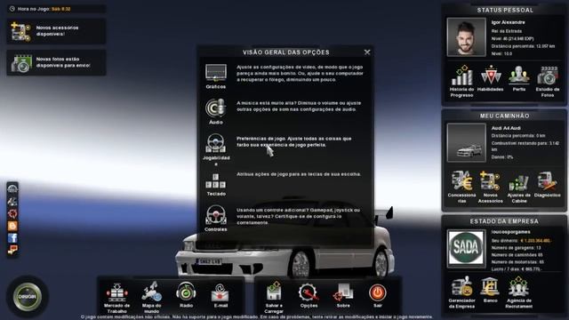 Euro Truck 2- Audi A4 mega tunado смотреть онлайн