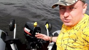 Лодочный мотор Hangkai 9,8 обкатка