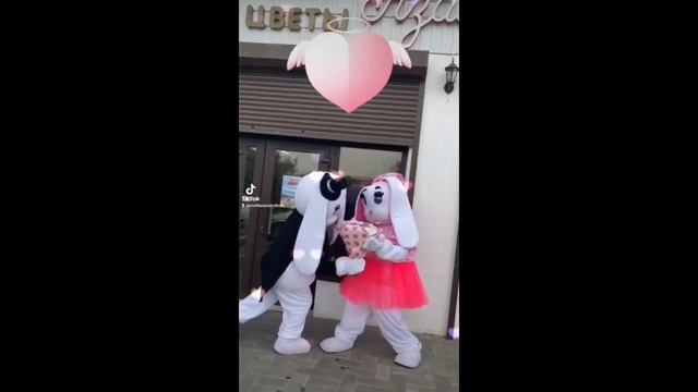 ростовая кукла зайка. выписка с роддома, встреча гостей смотреть онлайн