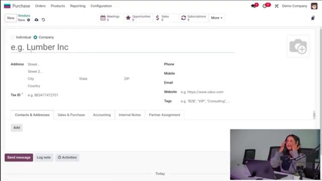 Модуль покупки Odoo 17 смотреть онлайн