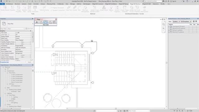 MagiCAD 2018 for Revit - kabelių braižymo įrankis смотреть онлайн