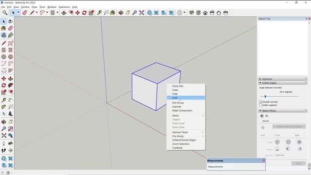 Sketchup How To Lock An Object смотреть онлайн