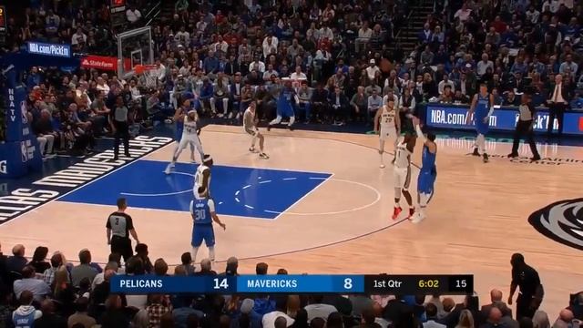 Luka Doncic HITS A Stepback 3 Over Zion Williamson смотреть онлайн