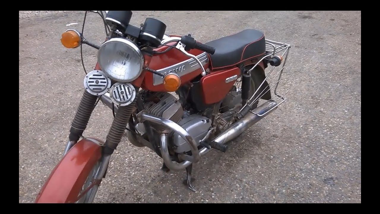 мотоцикл JAWA 350 - Обзор (интерьер, экстерьер, двигатель).