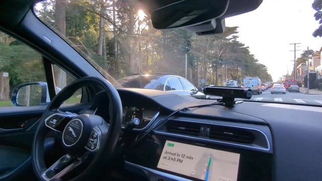 Beginning to end autonomous Waymo One ride in SF. Let's sit in front and go to the park! смотреть онлайн
