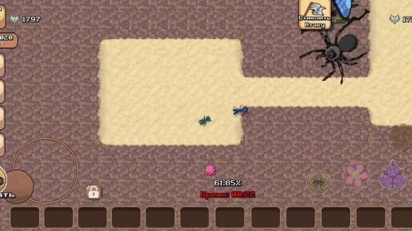 Рути тути поднимает ранг в игре pocket ants!!!!!!