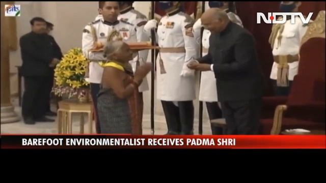 'Encyclopedia Of Forest' Tulsi Gowda Receives Padma Shri Award смотреть онлайн