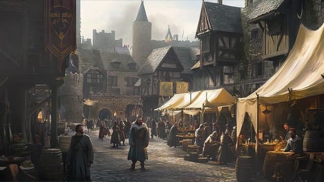 Ярмарка - Спокойная средневековая музыка, 🪔Музыка Средневековья⚜️