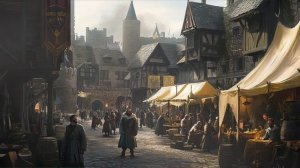 Ярмарка - Спокойная средневековая музыка, 🪔Музыка Средневековья⚜️