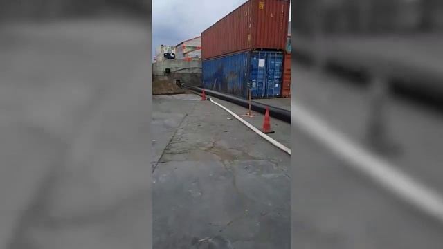 Перекачка рыбы шлангом TPU