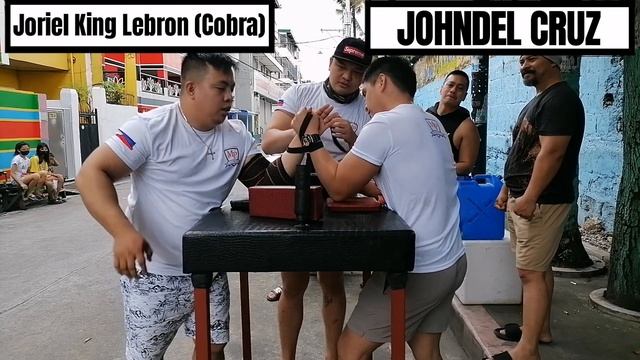Joriel King Lebron (Cobra) Vs JOHNDEL CRUZ (Sparring) ARMWRESTLING PHILIPPINES