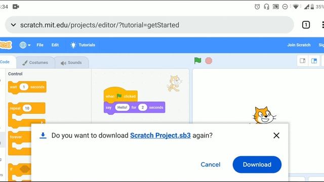 Scratch - Cara Membuka Aplikasi Menggunakan Handphone смотреть онлайн