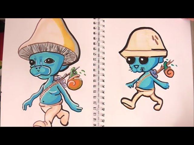 How To Draw Smurf Cat смотреть онлайн