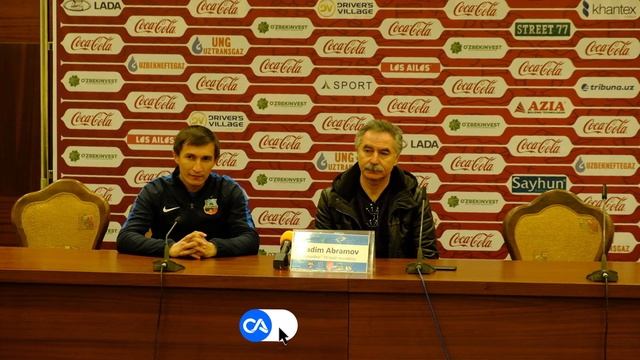 "Bunyodkor" - "So'g'diyona". Matbuot anjumani - Vadim Abramov смотреть онлайн