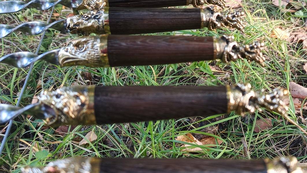 Набор шампуров Мечта охотника - художественное литьё