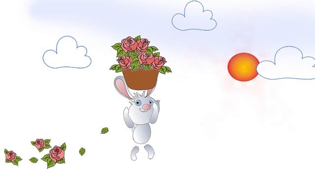 ЗАЯЦ С ЦВЕТАМИ смотреть онлайн