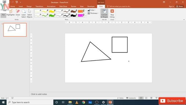 Drawing in PPT - Power Point - Start Inking tool смотреть онлайн